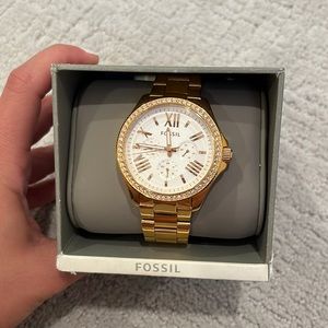Fossil Cecile Day-Date Gold AM4630 Watch